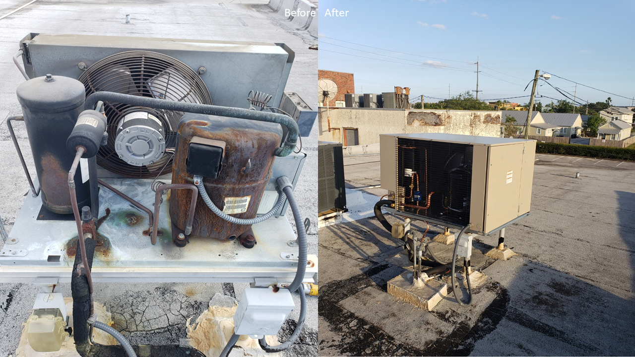 Previous HVAC work