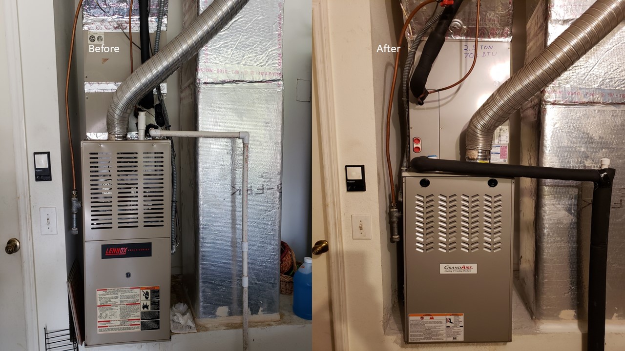 Previous HVAC work