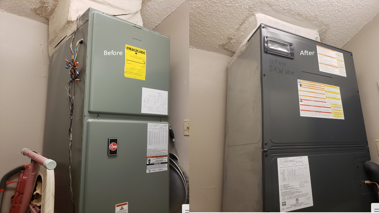 Previous HVAC work